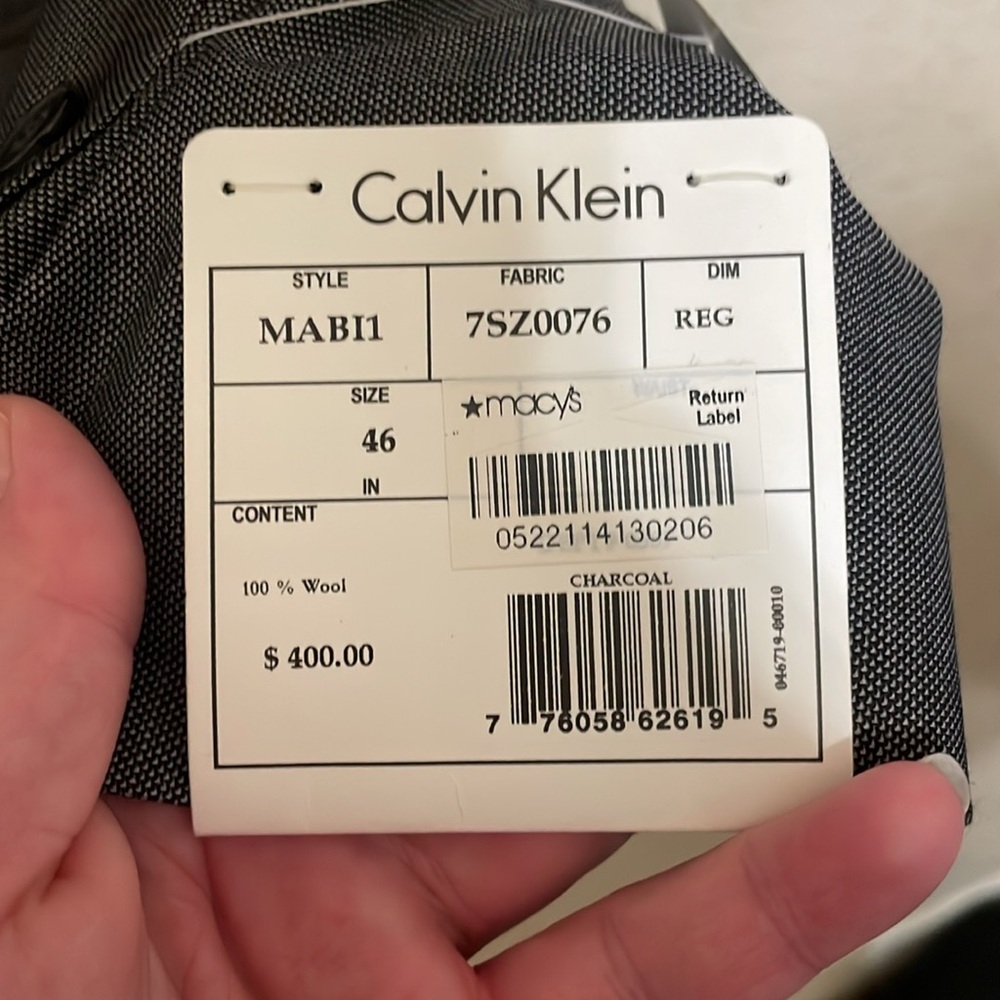 Calvin Klein sport coat 46R - Picture 7 of 12